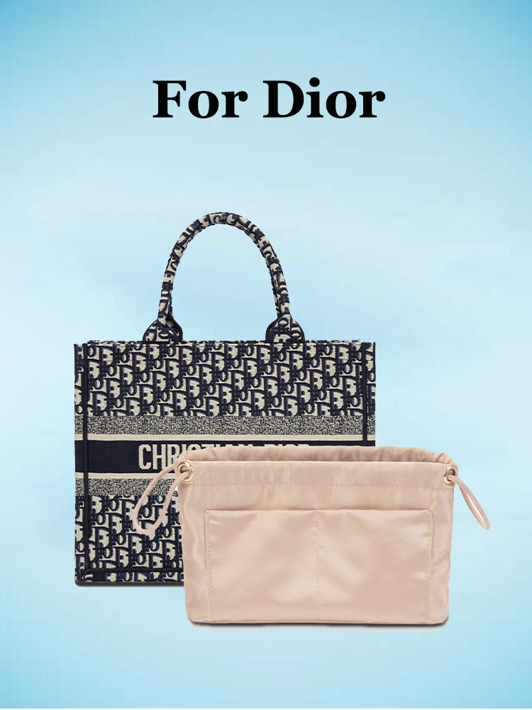 Custom Dior Book Tote bag organizer insert private label